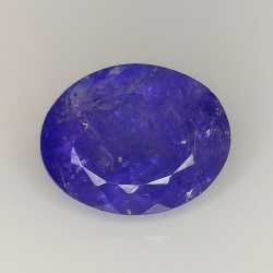 3.81ct Tanzanite coupe ovale 10.7x8.5mm