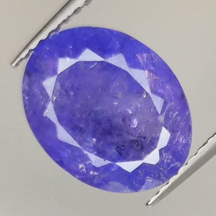 4.41ct Tanzanite taglio ovale 11.3x9.2mm