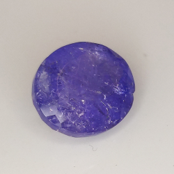 4.41ct Tanzanite taglio ovale 11.3x9.2mm