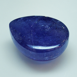 26.16ct Tanzanite pear cabochon 19.7x15.7mm