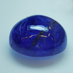 17.22ct Tanzanite cabochon oval 15.5x13.3mm