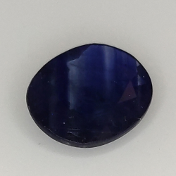 1.65ct Zafiro Azul talla oval 8.9x6.9mm