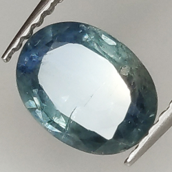 1.43ct Blauer Saphir Ovalschliff 8.0x6.0mm