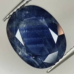 4.22ct Zaffiro blu taglio ovale 11.5x8.9mm