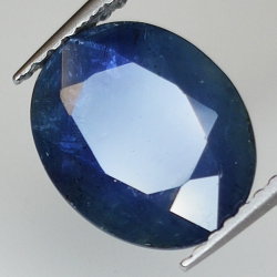 4.20ct Zaffiro blu taglio ovale 10.7x8.6mm