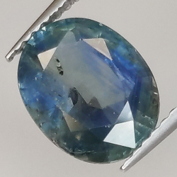 3.07ct Blauer Saphir Ovalschliff 10.1x7.9mm