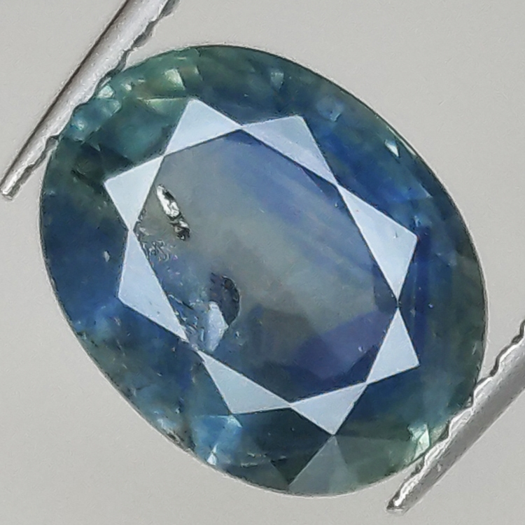 3.07ct Zaffiro blu taglio ovale 10.1x7.9mm