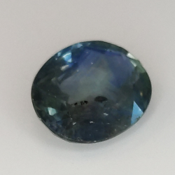 3.07ct Saphir Bleu coupe ovale 10.1x7.9mm