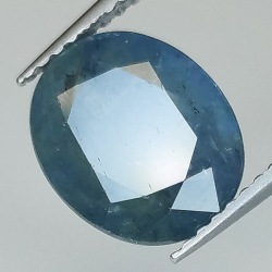 4.45ct Blauer Saphir Ovalschliff 10.6x8.7mm