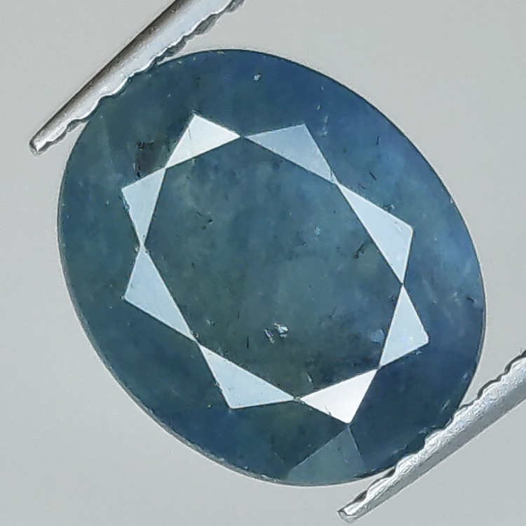 4.45ct Zafiro Azul talla oval 10.6x8.7mm