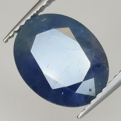 4.28ct Blauer Saphir Ovalschliff 10.8x8.6mm