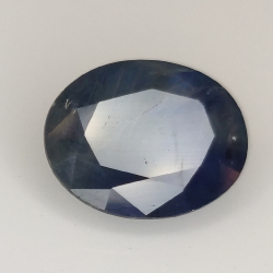 4.28ct Blauer Saphir Ovalschliff 10.8x8.6mm