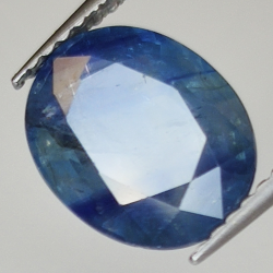 3.27ct Blue Sapphire oval cut 9.9x8.0mm