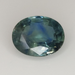 3.92ct Blue Sapphire oval cut 10.6x8.6mm