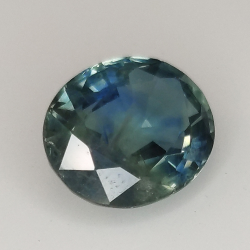 3.92ct Zaffiro blu taglio ovale 10.6x8.6mm