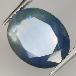 3.93ct Blauer Saphir Ovalschliff 11.0x8.7mm