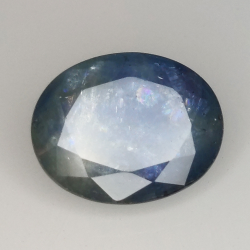 3.93ct Blue Sapphire oval cut 11.0x8.7mm