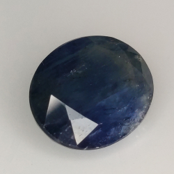 3.88ct Blue Sapphire oval cut 10.8x8.6mm