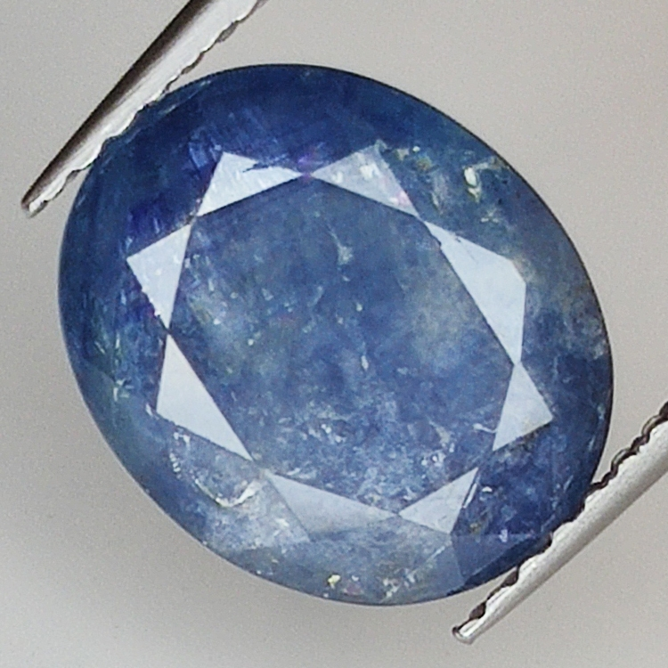 4.40ct Blauer Saphir Ovalschliff 10.6x8.6mm