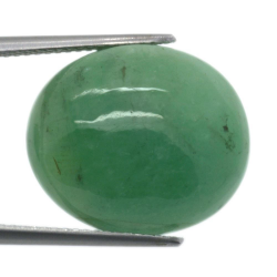 20.42 ct.Emerald Oval Cabochon