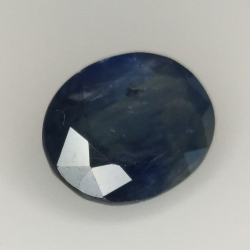 3.80ct Saphir Bleu coupe ovale 9.9x7.8mm