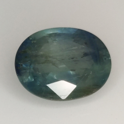 3.78ct Saphir Bleu coupe ovale 10.4x8.3mm