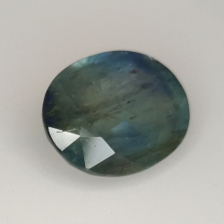 3.78ct Saphir Bleu coupe ovale 10.4x8.3mm