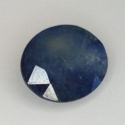 3.73ct Blauer Saphir Ovalschliff 10.8x8.7mm