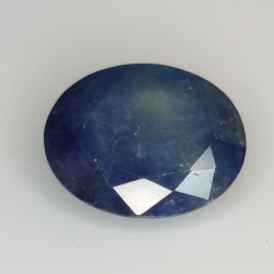 3.73ct Blauer Saphir Ovalschliff 10.8x8.7mm