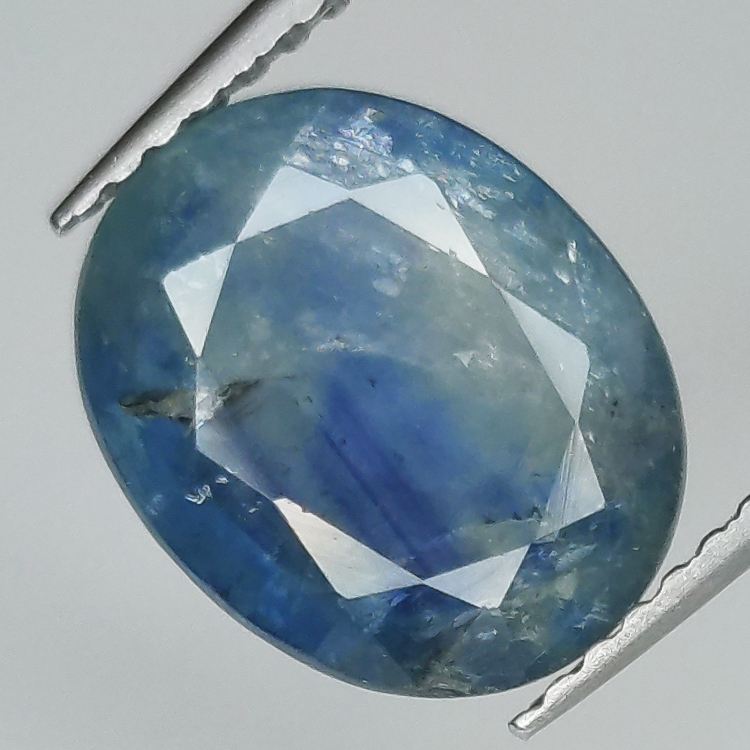 4.27ct Zaffiro blu taglio ovale 10.5x8.6mm