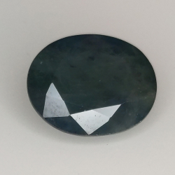 4.37ct Saphir Bleu coupe ovale 10.7x8.7mm