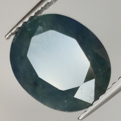 4.37ct Zafiro Azul talla oval 10.7x8.7mm