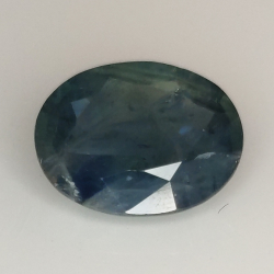 3.95ct Saphir Bleu coupe ovale 10.7x8.6mm