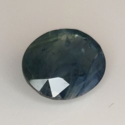 3.95ct Blauer Saphir Ovalschliff 10.7x8.6mm