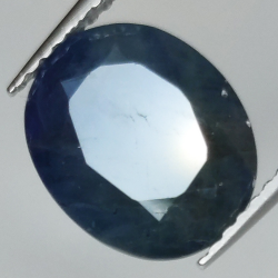 4.56ct Blauer Saphir Ovalschliff 10.9x8.9mm