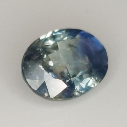 1.56ct Zaffiro blu taglio ovale 7.9x6.0mm