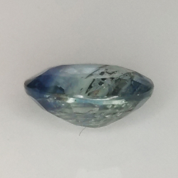 1.56ct Zaffiro blu taglio ovale 7.9x6.0mm