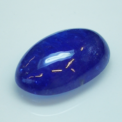 11.89ct Tanzanita cabujón oval 17.9x11.3mm