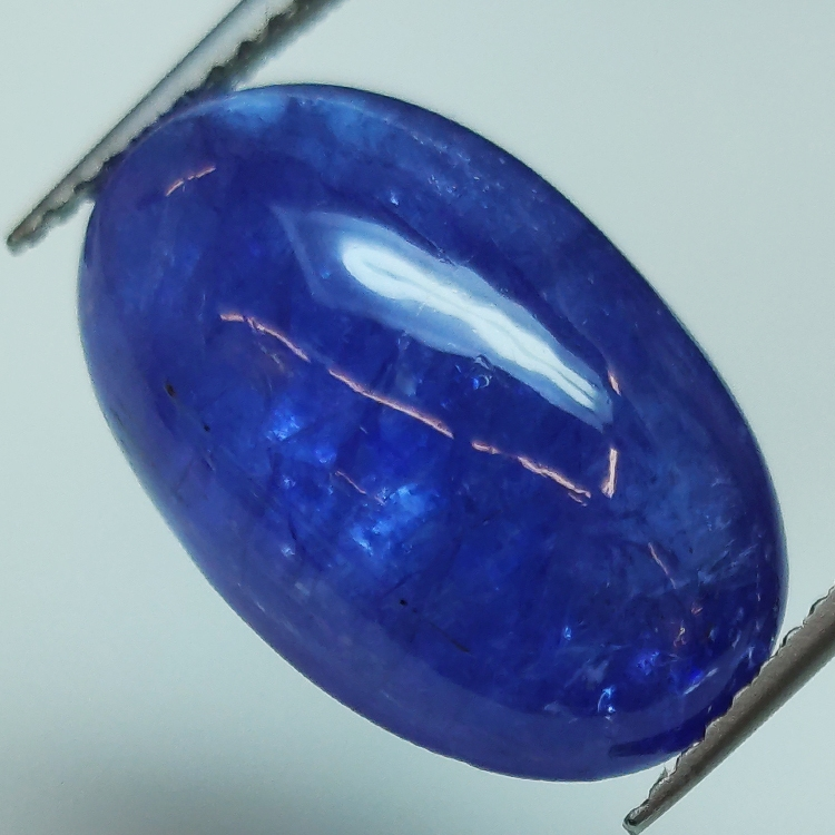 11.89ct Tansanit cabochon oval 17.9x11.3mm