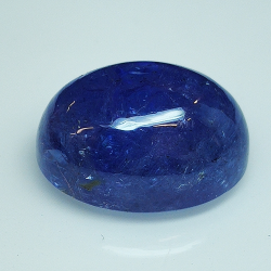 15.11ct Tansanite cabochon ovale 15.9x11.7mm