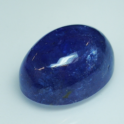 15.11ct Tansanite cabochon ovale 15.9x11.7mm