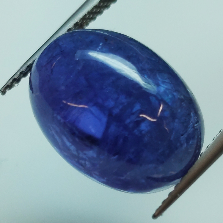 15.11ct Tansanite cabochon ovale 15.9x11.7mm