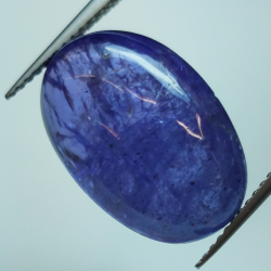 14.05ct Tanzanite cabochon oval 17.8x12.2mm