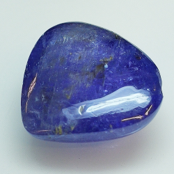 14.11ct Tansanit cabochon birne 14.9x16.0mm