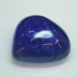 14.11ct Tanzanite cabochon pera 14.9x16.0mm