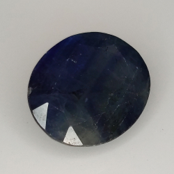 7.30ct Tanzanite taglio ovale 13.2x10.7mm