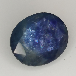 7.32ct Tansanit ovaleschliff 12.7x10.4mm