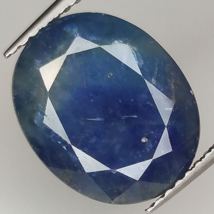 7.32ct Tanzanite taglio ovale 12.7x10.4mm