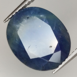 7.32ct Tansanit ovaleschliff 12.7x10.4mm