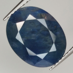 6.90ct Tanzanite taglio ovale 12.7x10.2mm